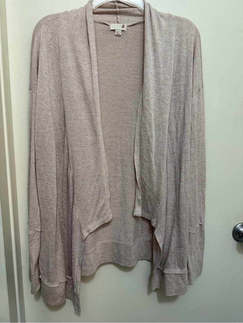 SO Women's Open-Front Cardigan - Light Pink Blush